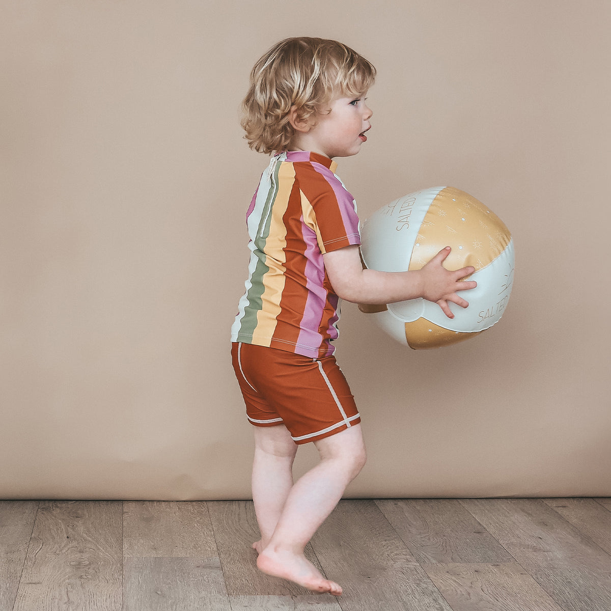 Multi Stripe | Swim Tee, Salted Stories