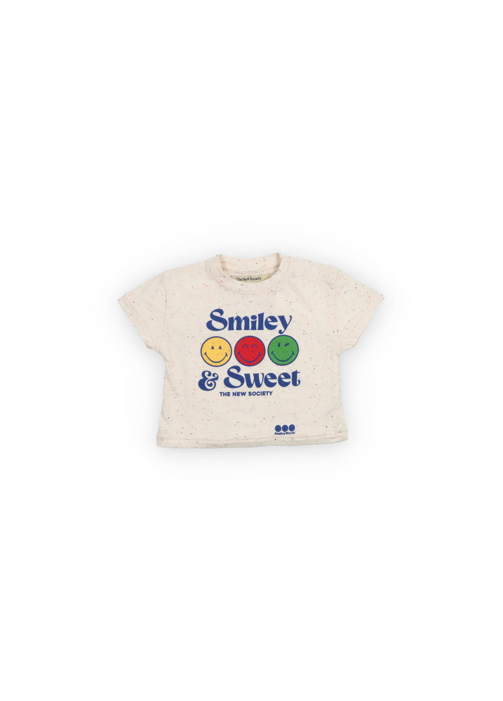 Smiley t-shirt multicolor, The New Society