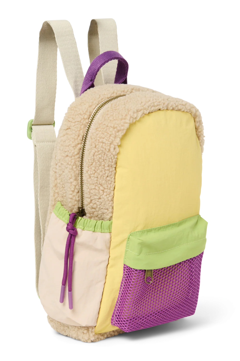 Patchwork Mini Backpack Butter Yellow, Studio Noos