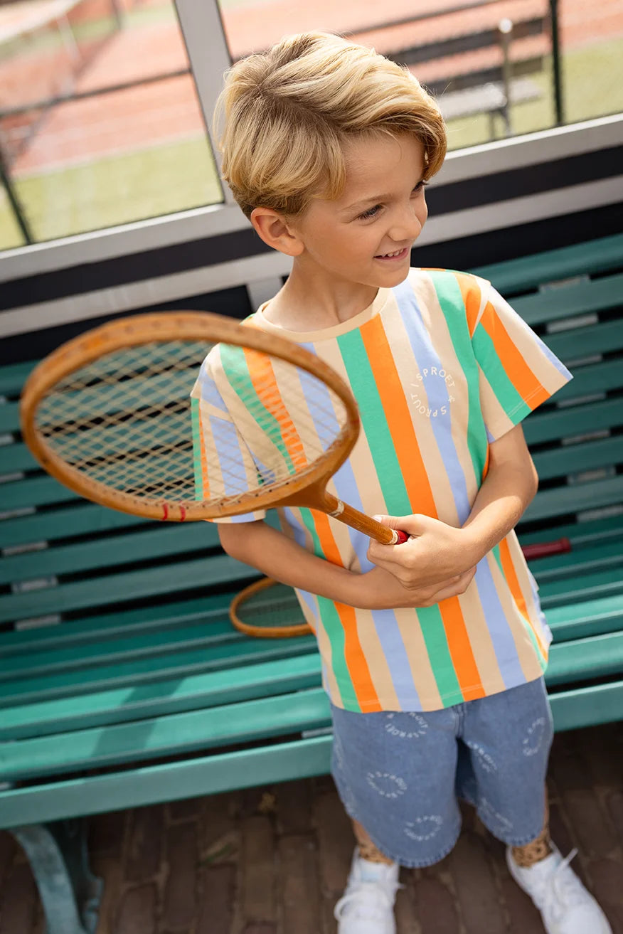 T-shirt vertical stripes, Sproet & Sprout