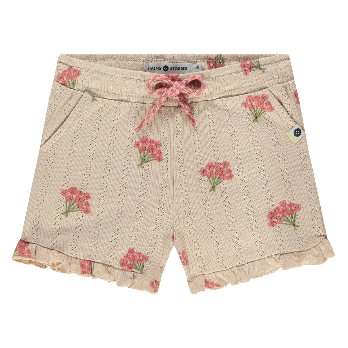 girls short Beige, Stains & Stories