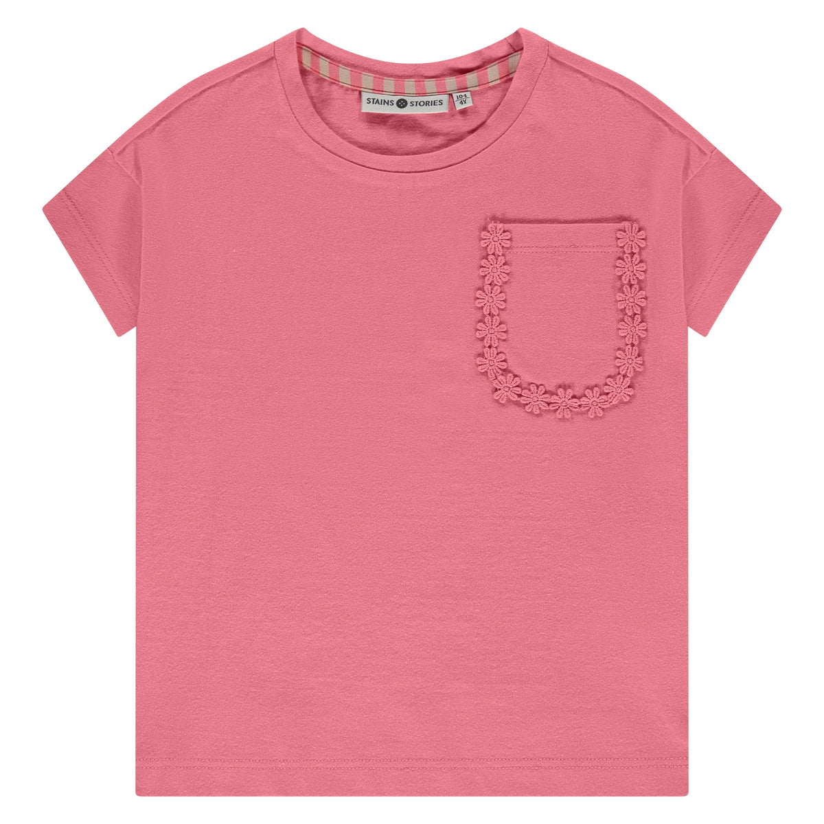 girls t-shirt short sleeve Pink, Stains & Stories