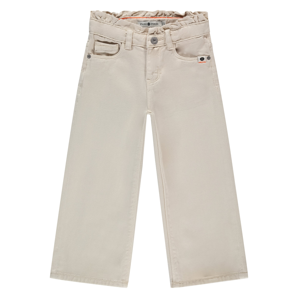girls wide leg pants Ivory, Stains & Stories