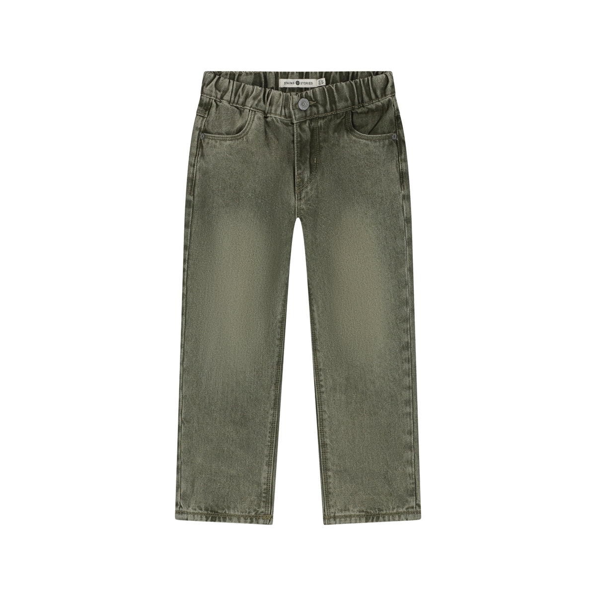 boys pants wide fit army, Stains & Stories
