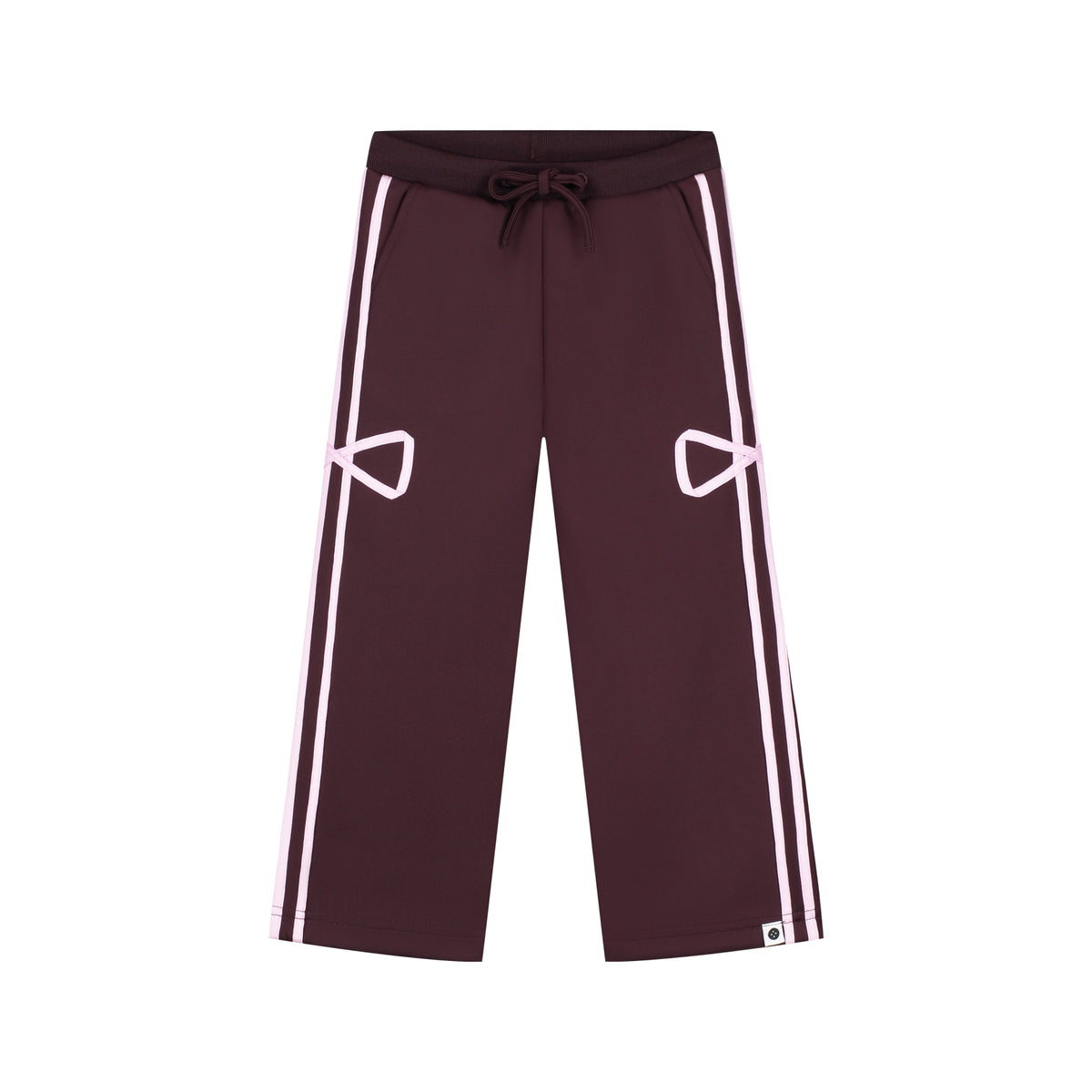 girls track pant wine red, Stains & Stories