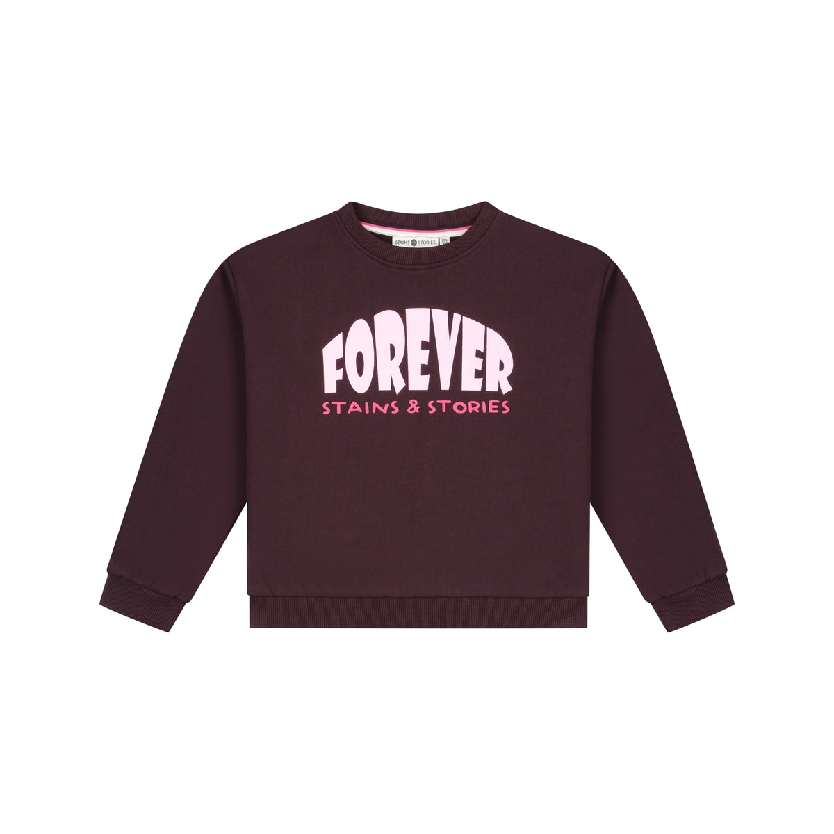 girls sweatshirt wine red, Stains & Stories