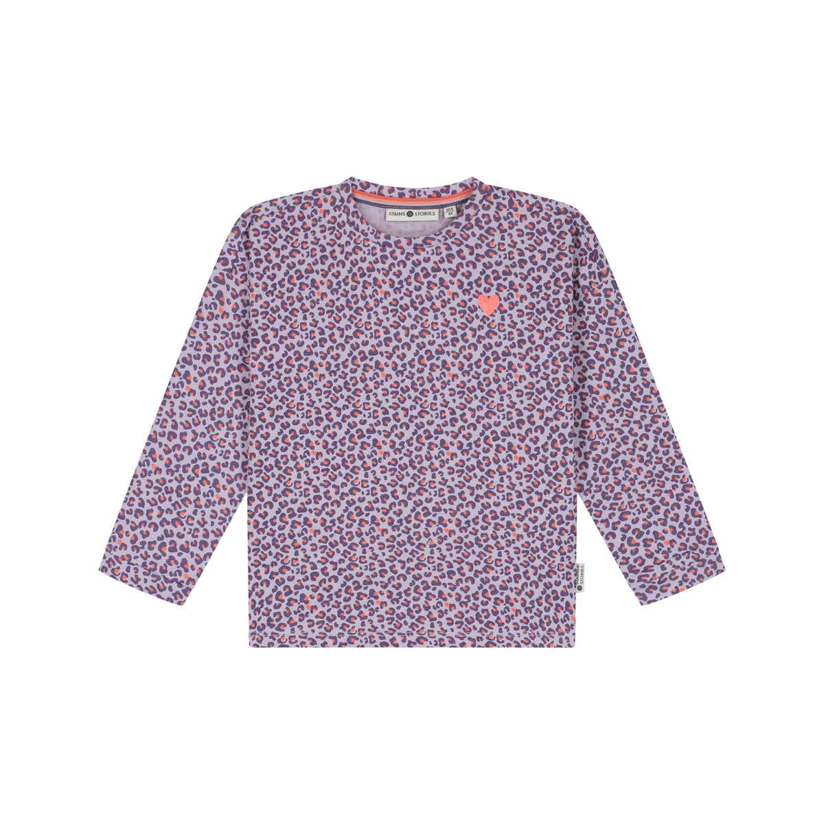 girls t-shirt long sleeve Lilac, Stains & Stories