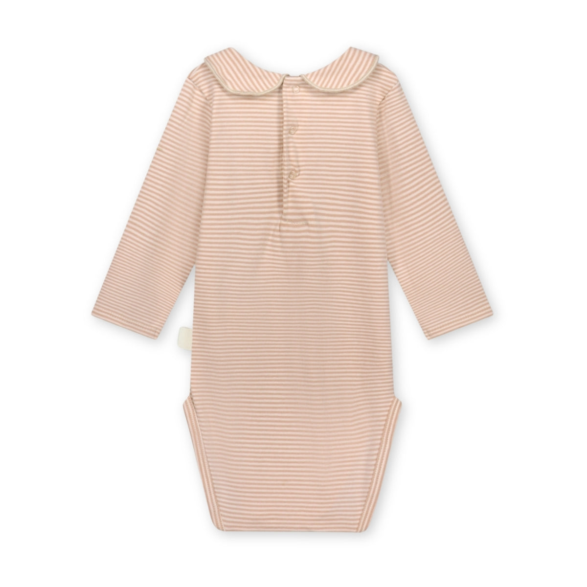 Baby Collar Onesie GOTS, Gray Label