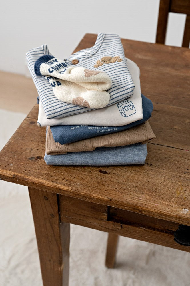 Longsleeve Blue - Breakfast Buddy, Feetje