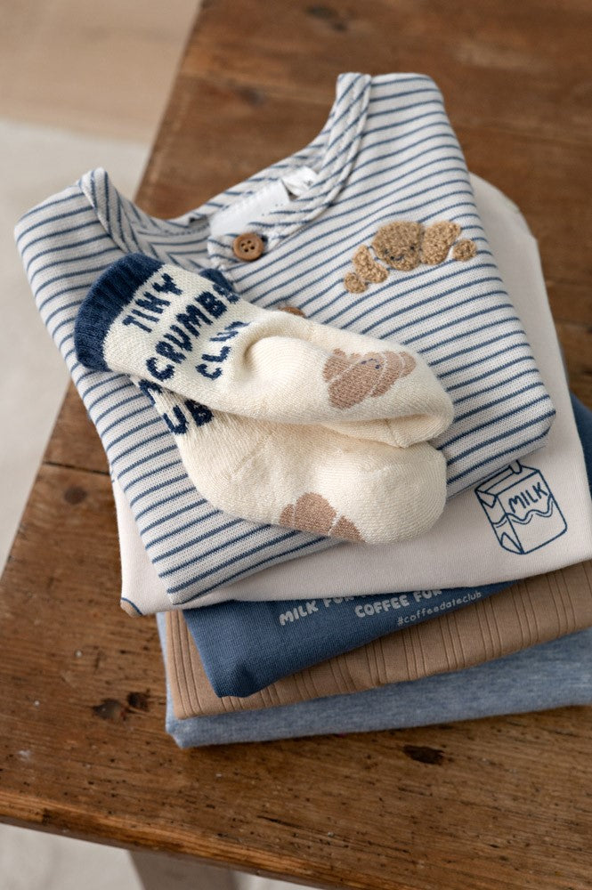 Longsleeve Blue - Breakfast Buddy, Feetje