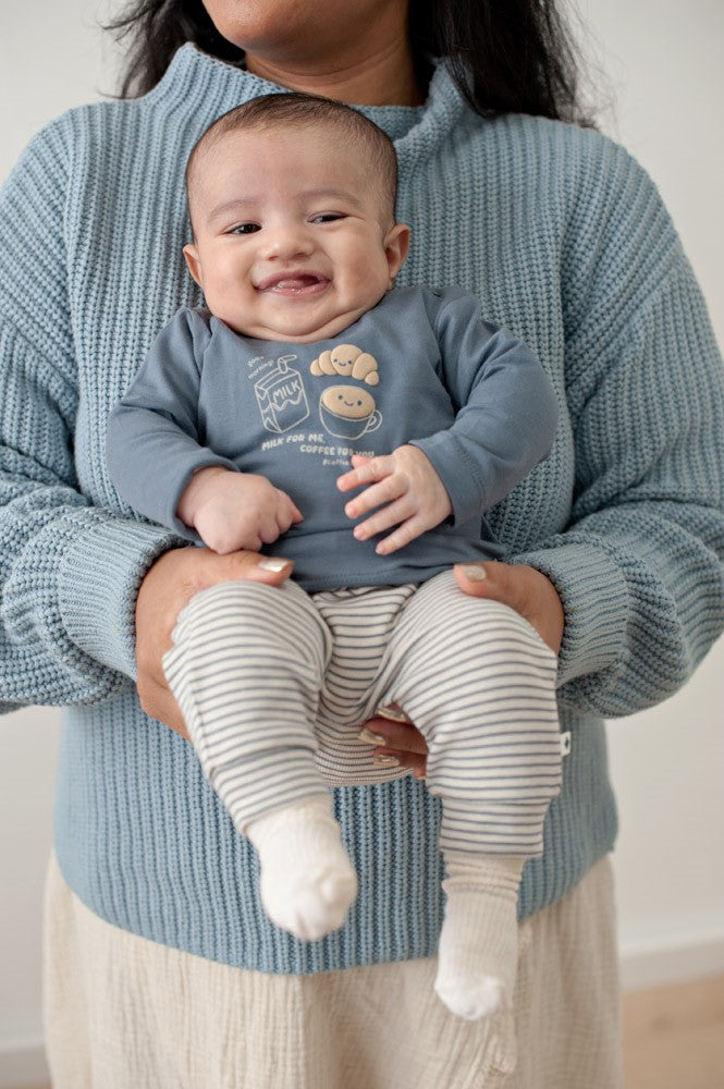 Longsleeve Blue - Breakfast Buddy, Feetje