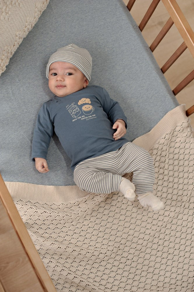 Longsleeve Blue - Breakfast Buddy, Feetje