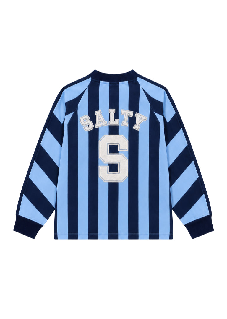 Salty T-shirt stripes blue, Salty Stitch