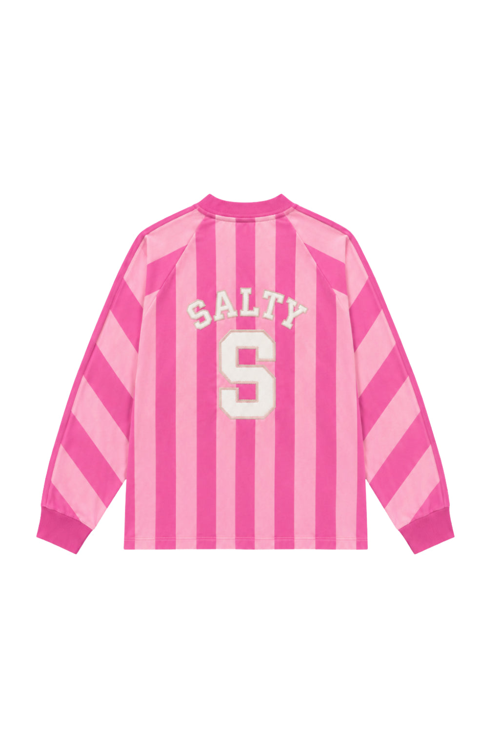 Salty T-shirt stripes Pink, Salty Stitch
