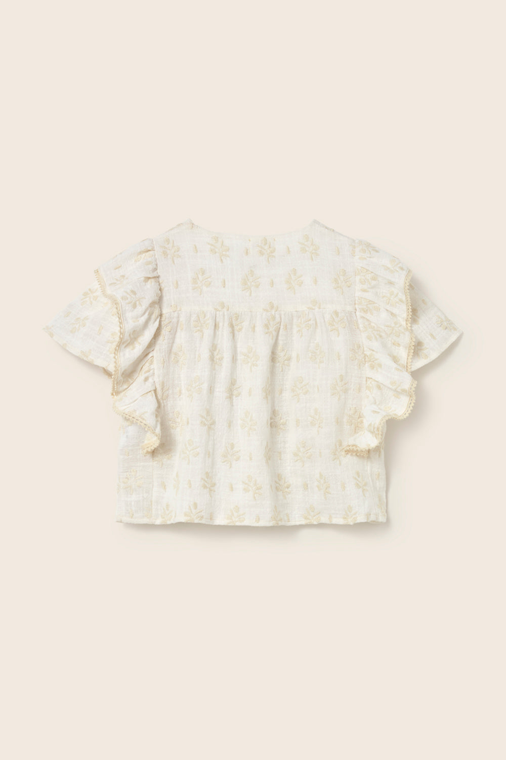 Blouse Tanzy ivory floral, My Little Cozmo