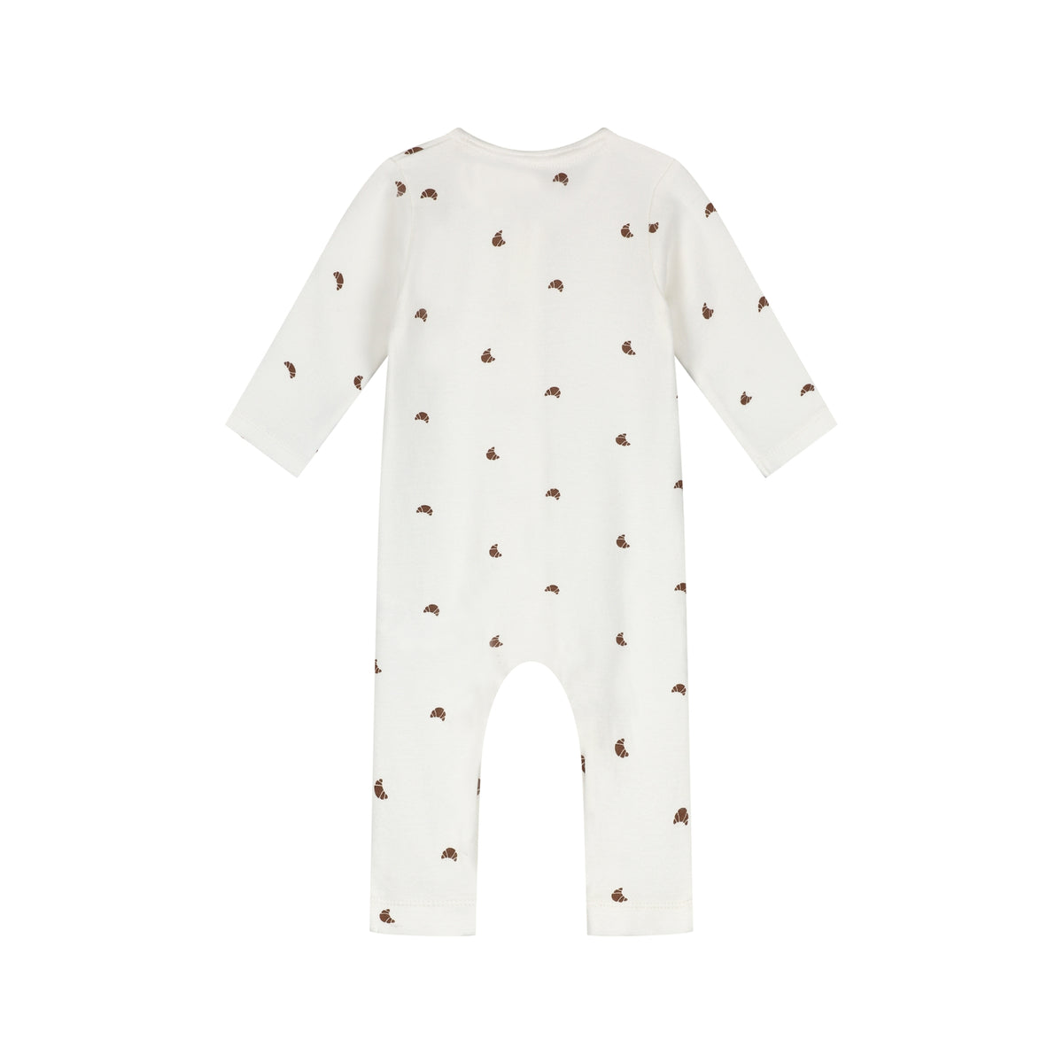baby suit Ivory Croissant print, A Tiny Story