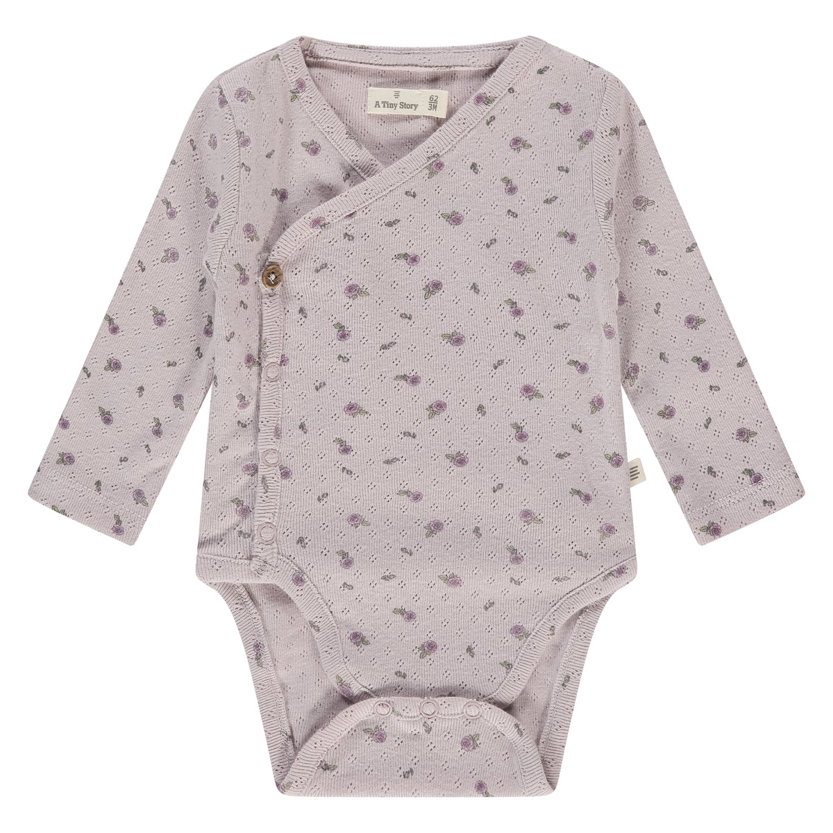 baby romper long sleeve light Mauve, A Tiny Story