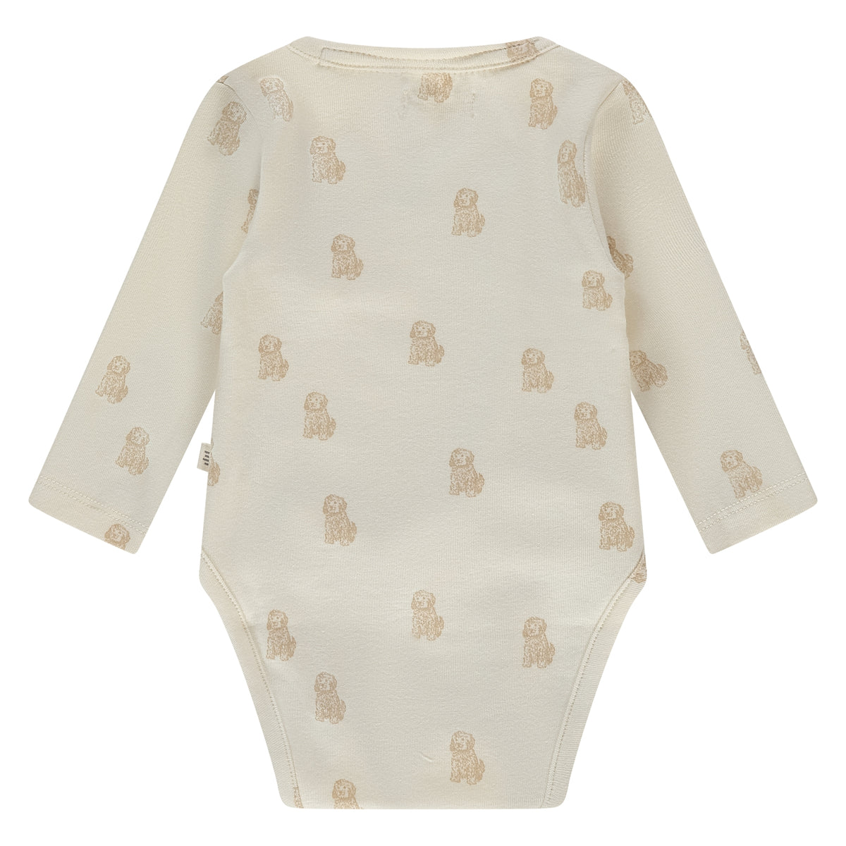 baby romper long sleeve Ecru Doodle, A Tiny Story