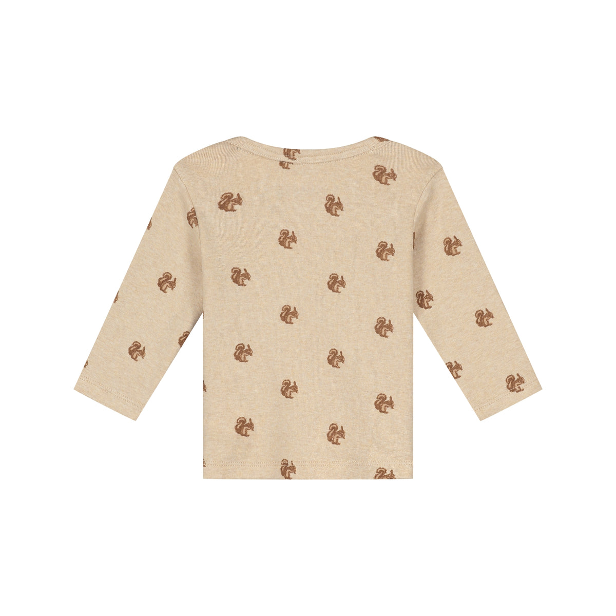 baby t-shirt longsleeve squirrel beige, A Tiny Story