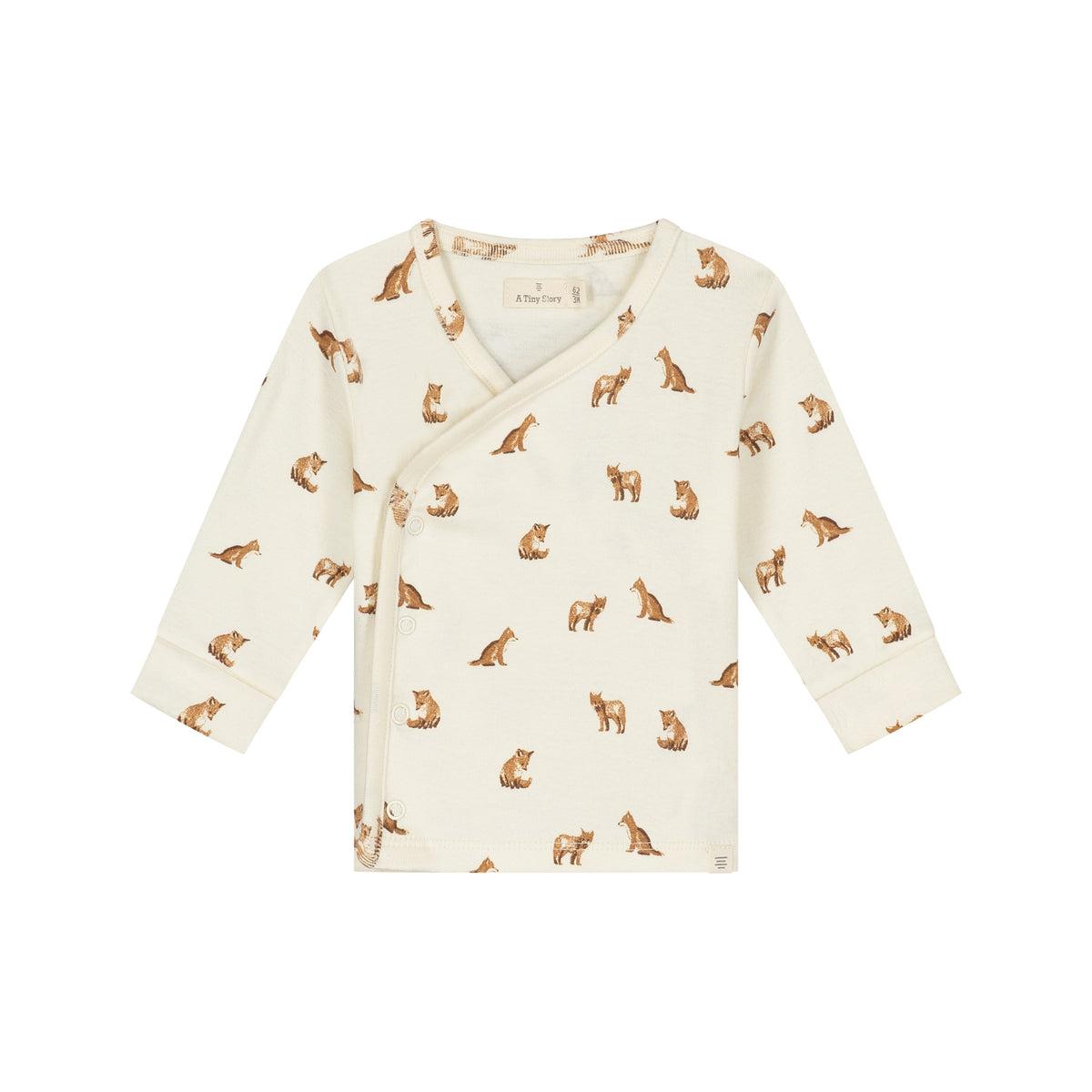 baby t-shirt longsleeve overslag Fox, A Tiny Story