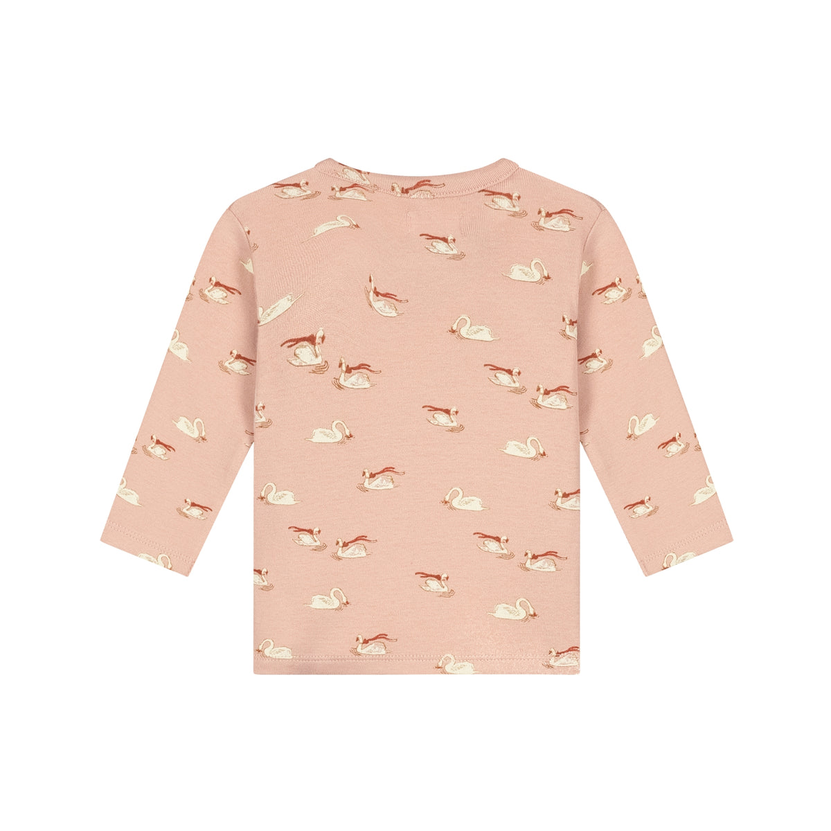 baby t-shirt longsleeve old pink swan, A Tiny Story