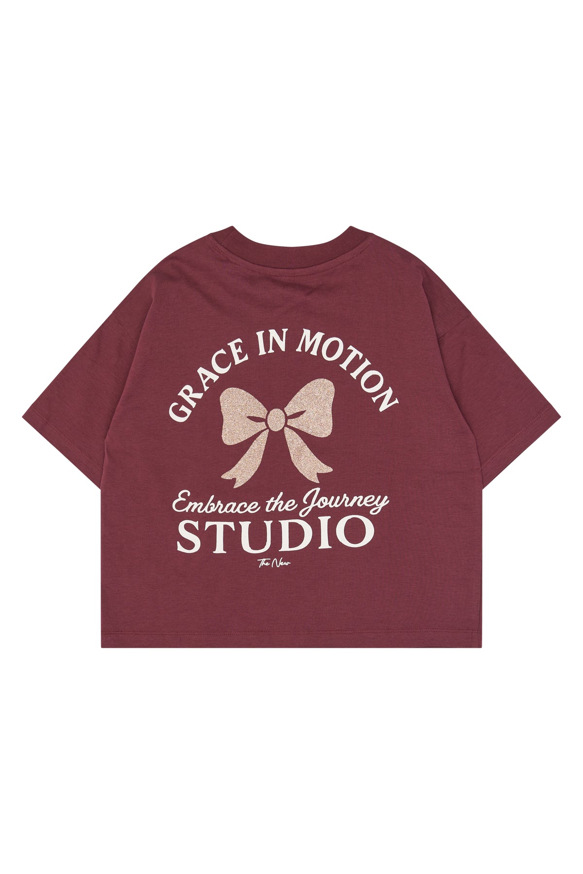 Violetta OS Tee, Burgundy, The New