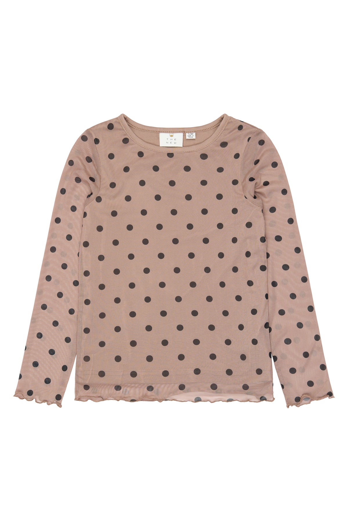 Vandelia longsleeve Mesh Taupe Gray, The New