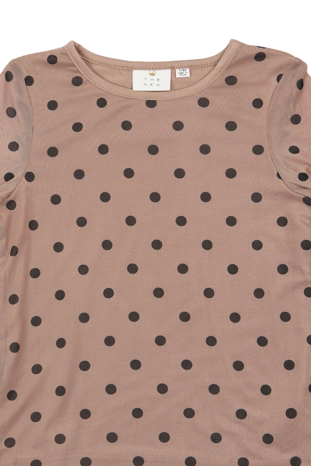 Vandelia longsleeve Mesh Taupe Gray, The New