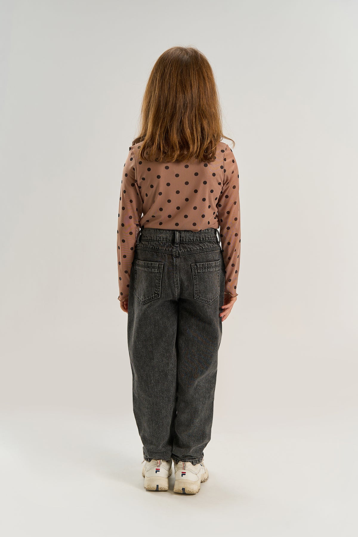 Vandelia longsleeve Mesh Taupe Gray, The New