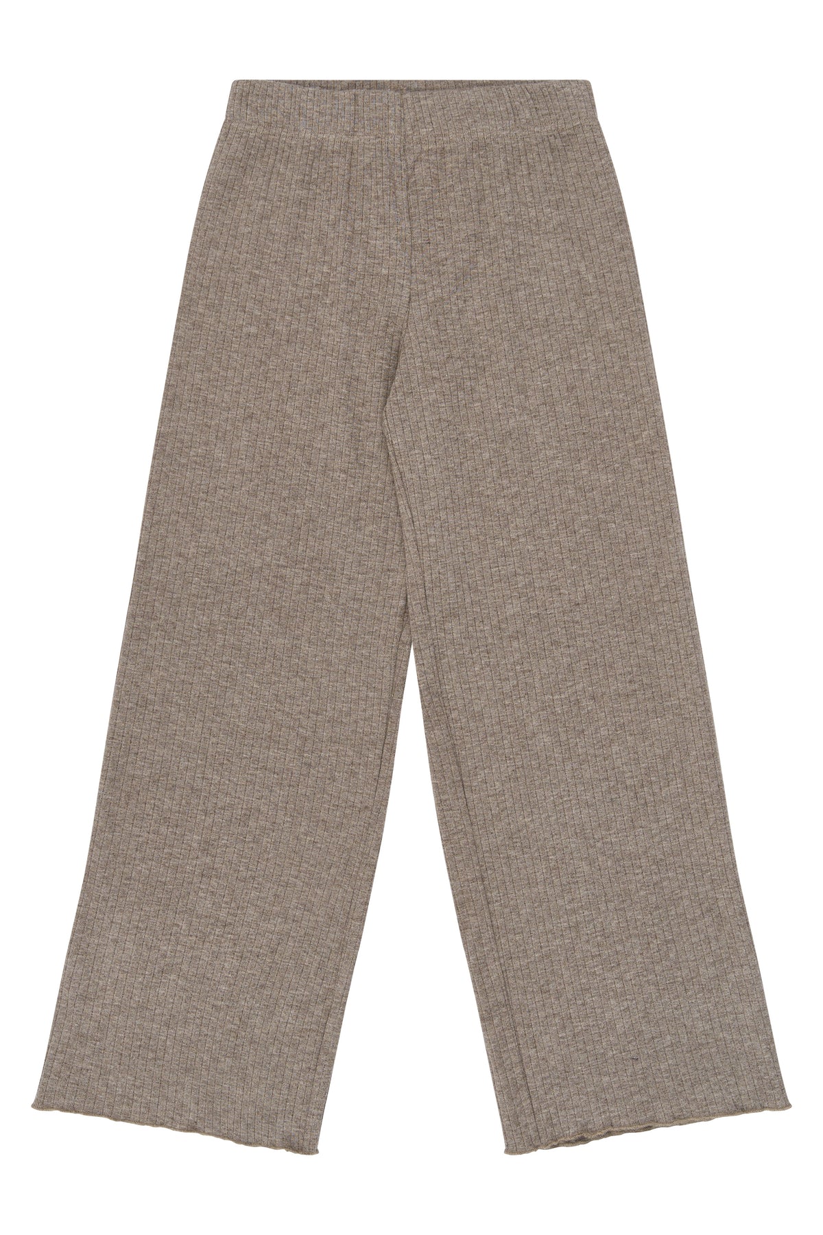 Veeta Wide Rib Pants Taupe Gray, The New