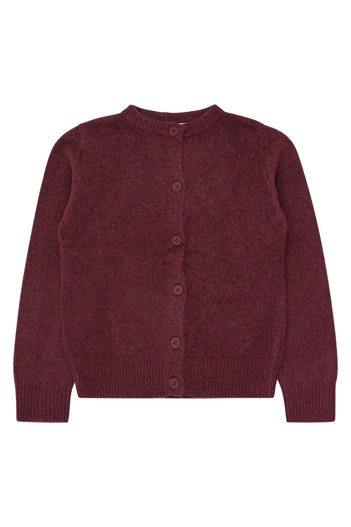 Verity Knit Cardigan Burgundy, The New