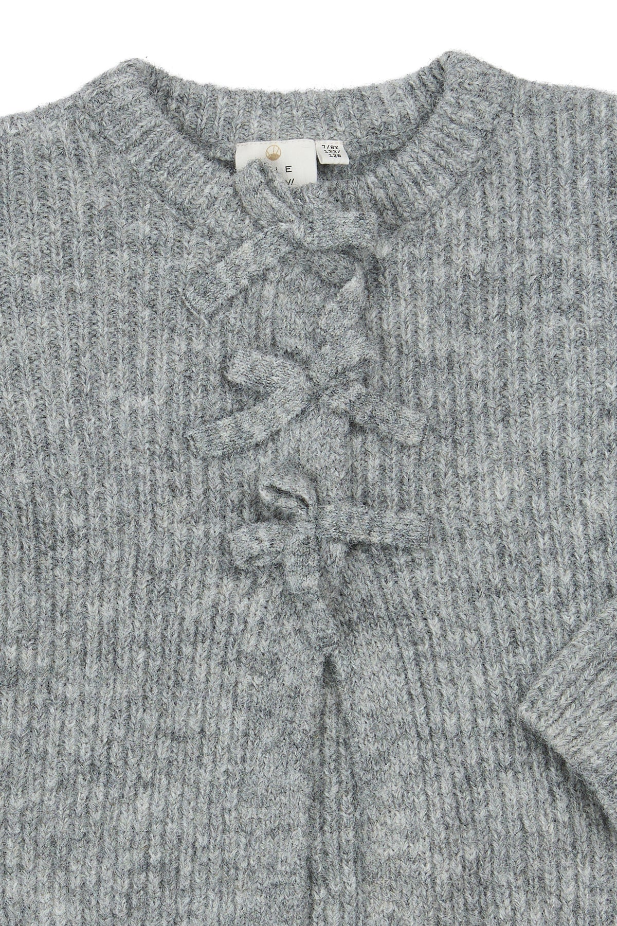 Valencia Knit Cardigan Light grey Melange, The New