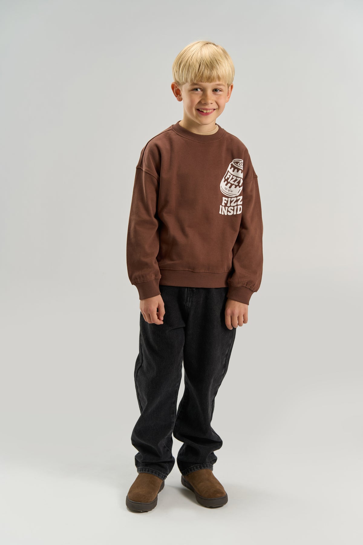 Valentino OS Sweatshirt, Chestnut, The New