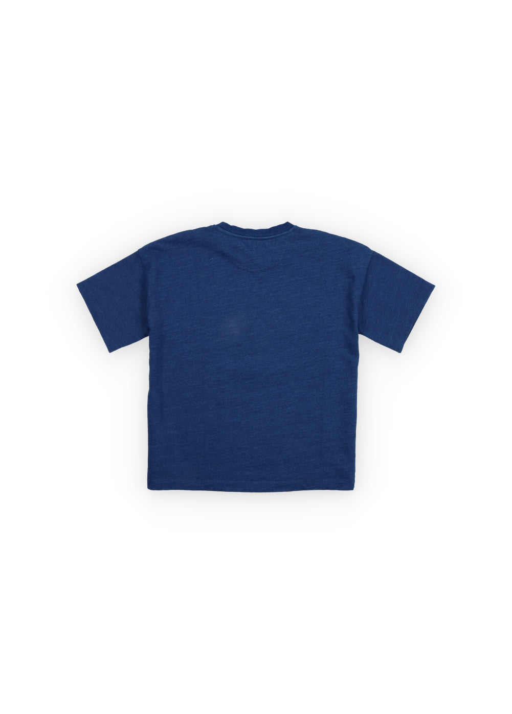 TNS logo t-shirt indigo denim, The New Society