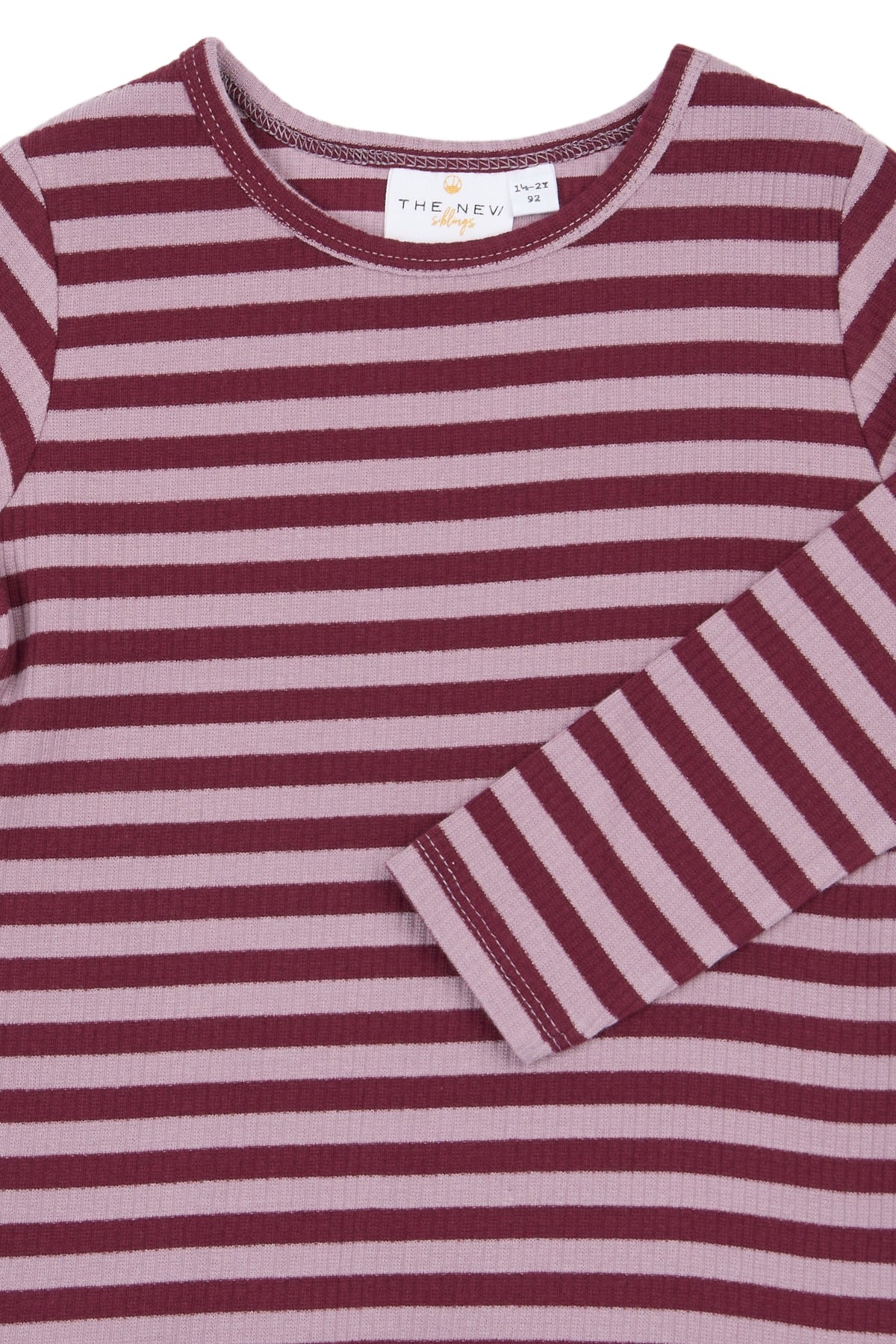 Longsleeve elderberry stripe, The New