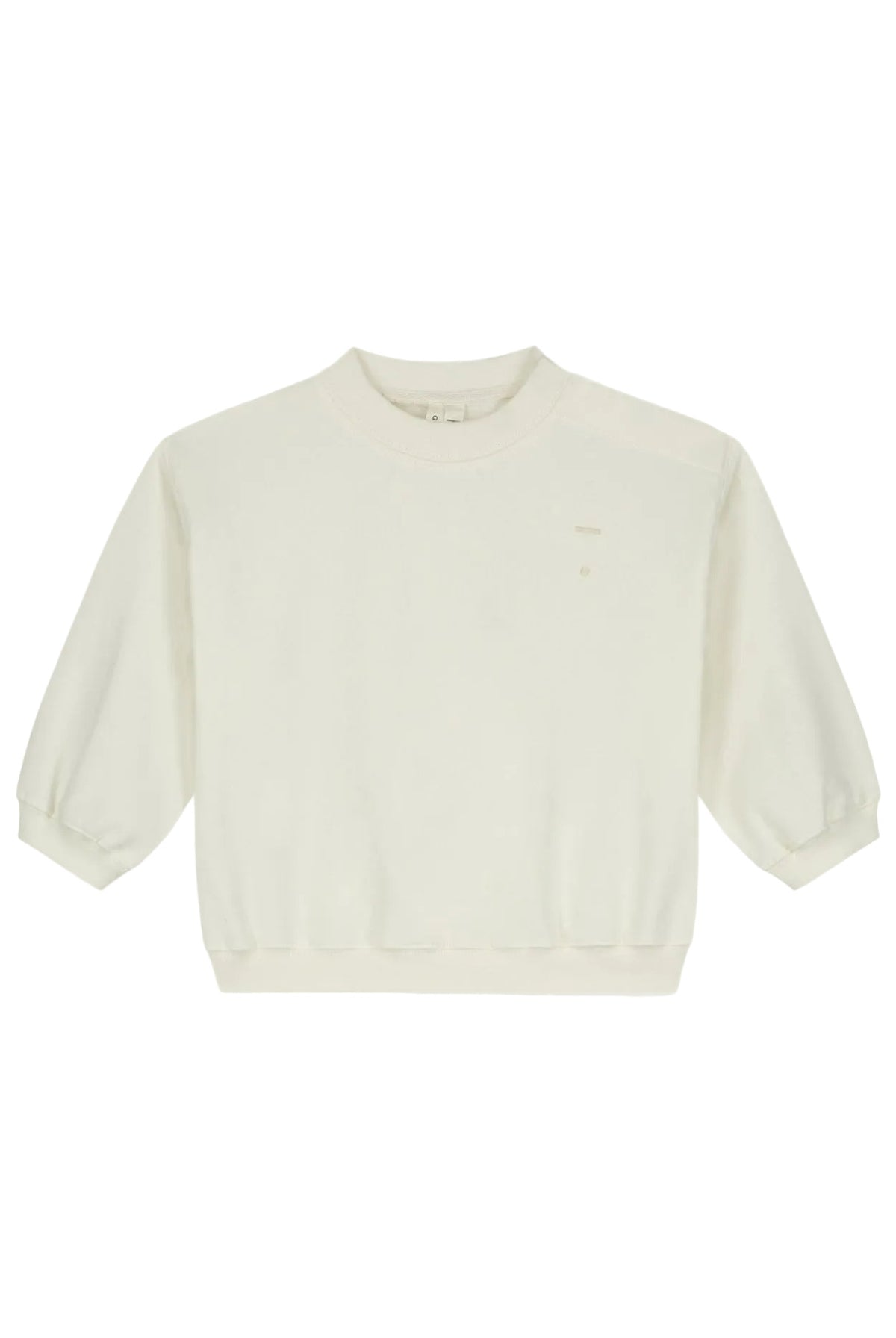 Baby Dropped shoulder sweater Cream, Gray Label
