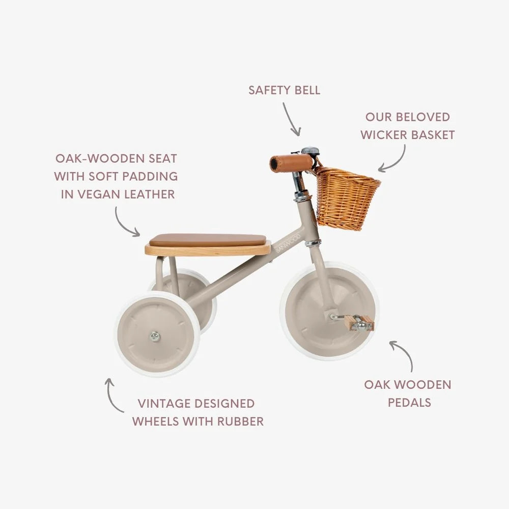 Banwood trike vintage Beige
