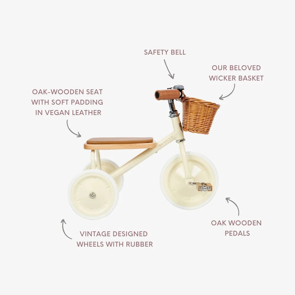 Banwood trike cream