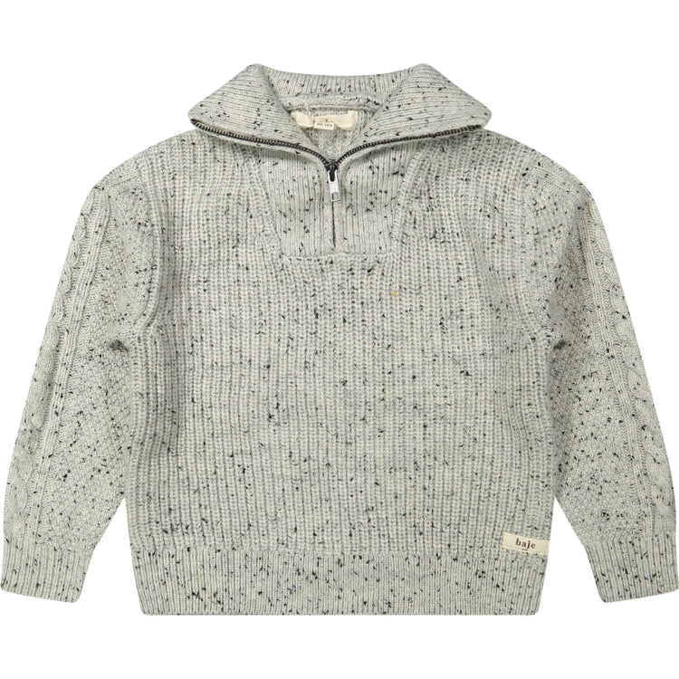 Trui Lenn grey steel, Baje Studio