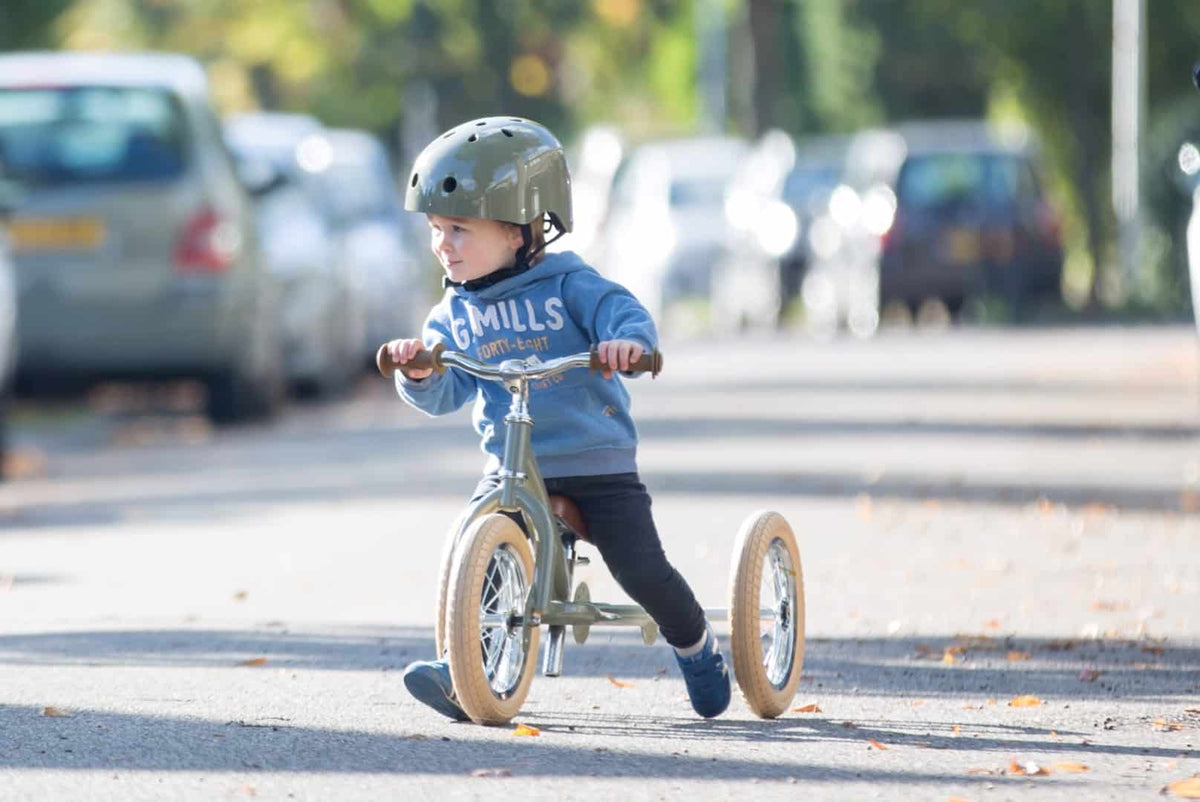 Trybike Vintage Green 2 in 1 driewieler