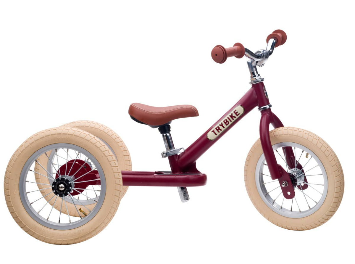 Trybike Vintage Red 2 in 1 driewieler