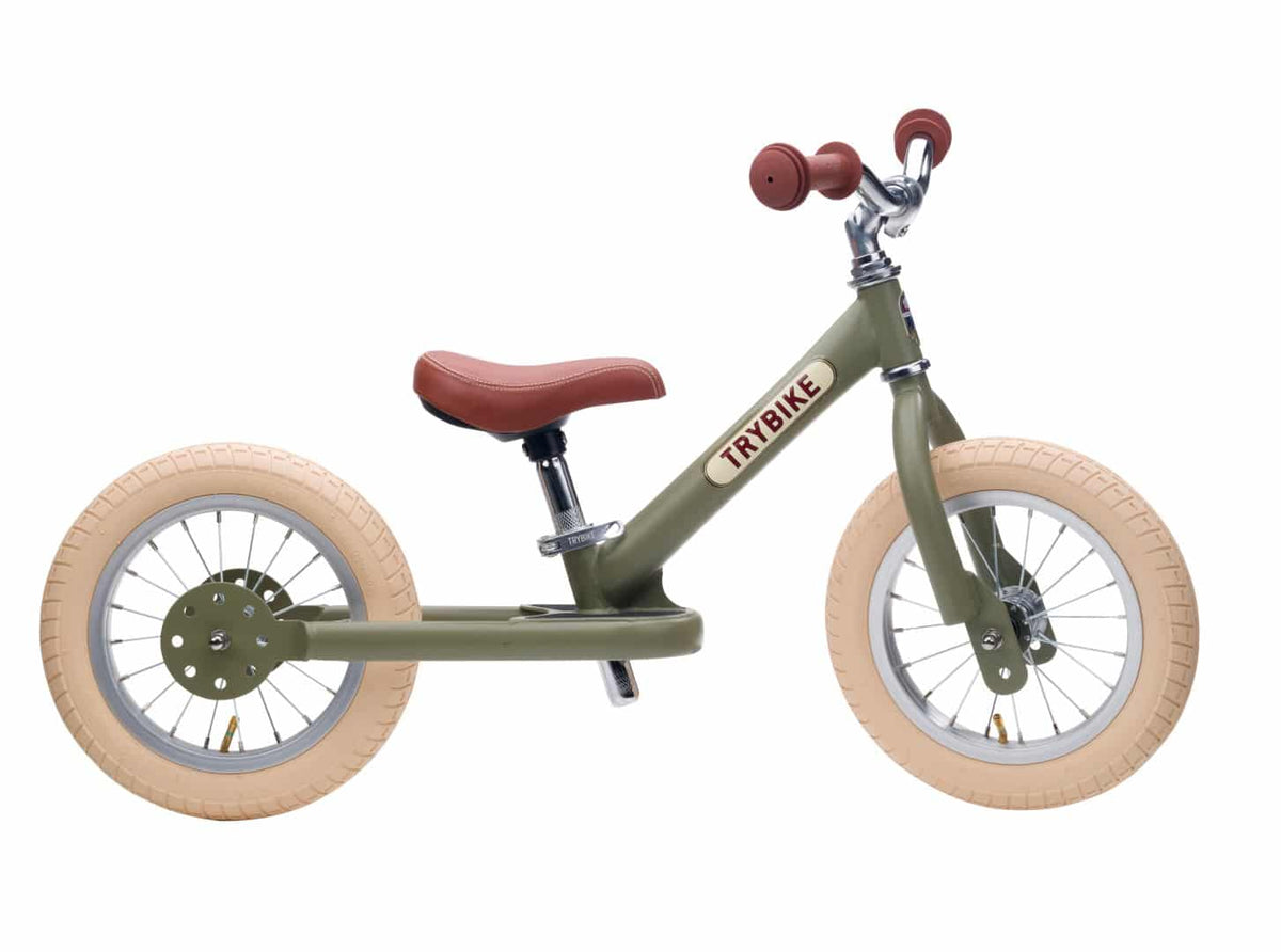 Trybike Vintage Green 2 in 1 driewieler
