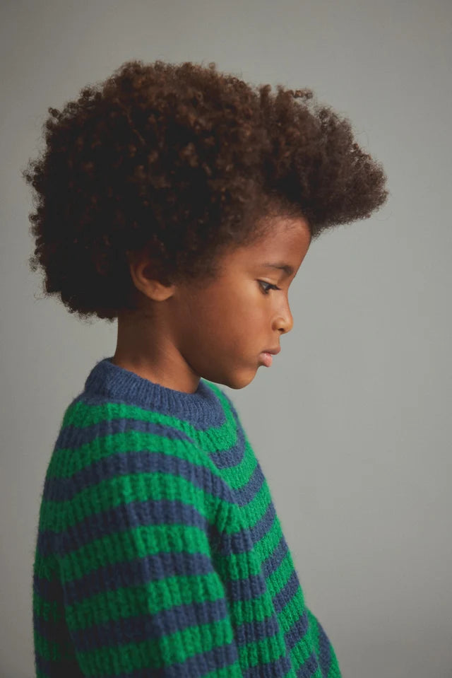 Knitted sweater Vigo Grass Navy, Cozmo