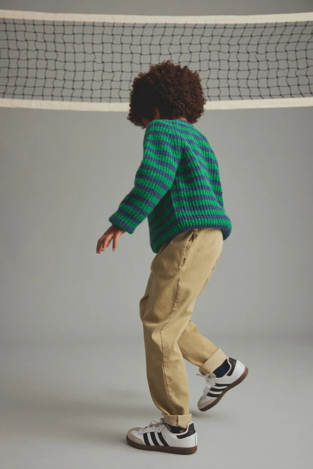 Knitted sweater Vigo Grass Navy, Cozmo