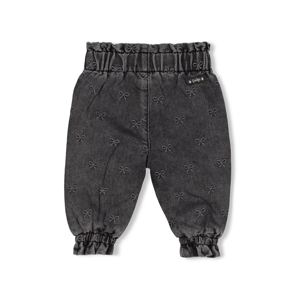 Broek denim met borduurdsels - Winter Denims, Feetje