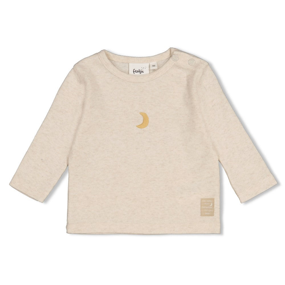 Longsleeve rib - Over the Moon for You, Feetje