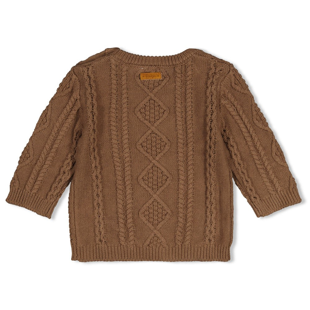 Sweater gebreid cable-knit - The Knits, Feetje