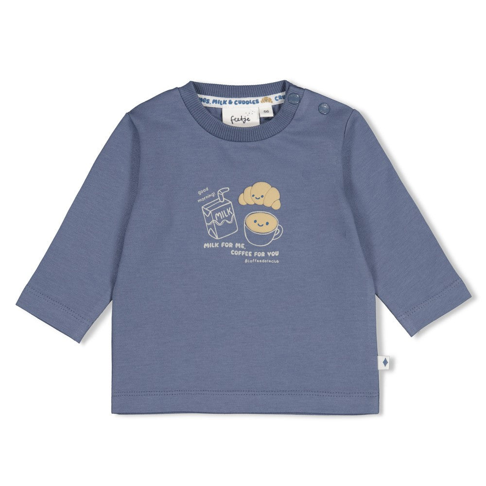 Longsleeve Blue - Breakfast Buddy, Feetje