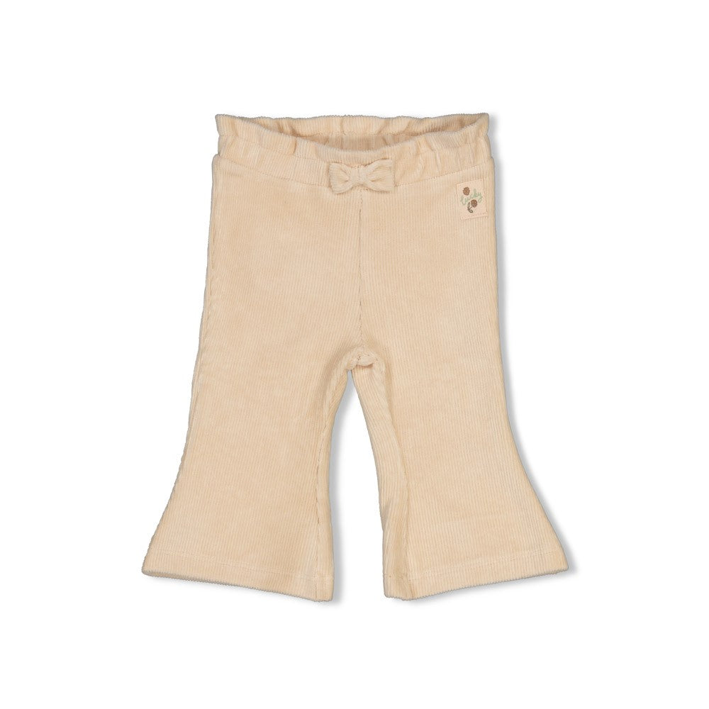 Flare broek velours rib - Lucky Bloombird, Feetje