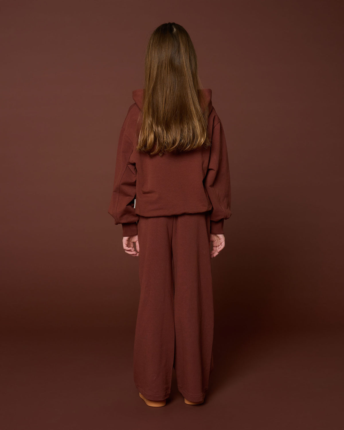 Wide Leg Pants | Brown, Petit Blush